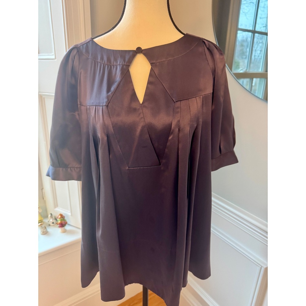 Bruuns‎ Bazaar 100% Silk Blouse Quiet Luxury Scandinavian Minimalist EU 38